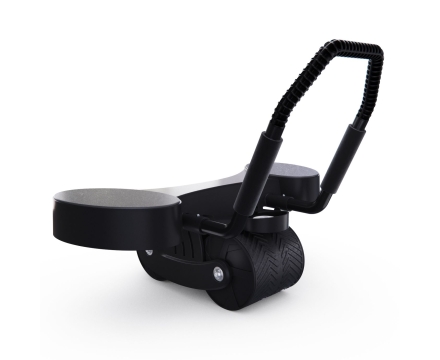 Тренажёр для пресса AB Roller SND чёрный с ковриком 45 х 30 x 3.5 cм