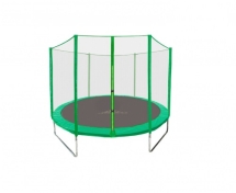 Батут DFC Trampoline Fitness 10ft наружн.сетка, св.зел. (305см)