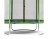 Батут DFC Trampoline Fitness 12ft наружн.сетка, св.зел. (366см) (два короба)