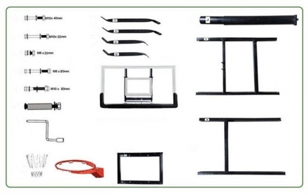 Баскетбольный щит 54&quot; DFC BOARD54P