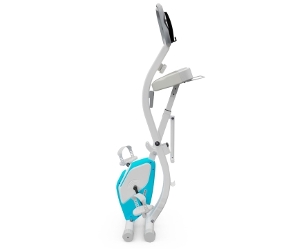 Велотренажер X-Bike DFC DavCreator, бело-голубой B02