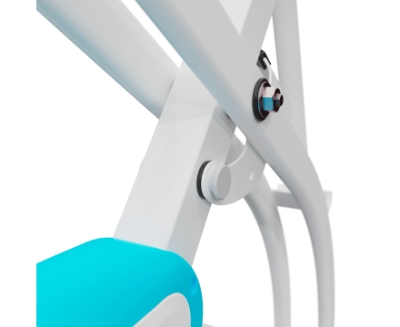 Велотренажер X-Bike DFC DavCreator, бело-голубой B02